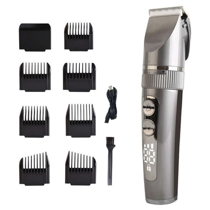 Tondeuse à cheveux électrique avec affichage numérique LCD - XLL-Gadgets