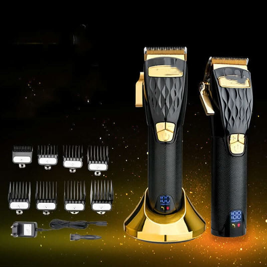 Tondeuse Électrique Rechargeable avec Base – Précision & Élégance au Quotidien - XLL-Gadgets