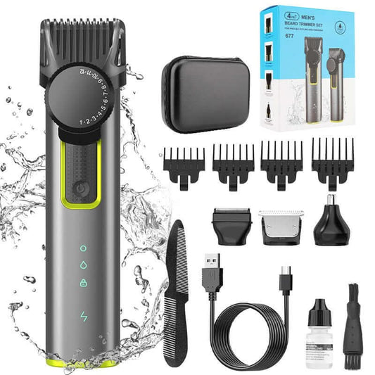 Tondeuse Électrique 4-en-1 pour Homme - XLL-Gadgets