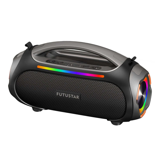 haut-parleur portable Bluetooth 60W étanche, parfait pour le camping, avec basses renforcées et éclairage coloré - XLL-Gadgets