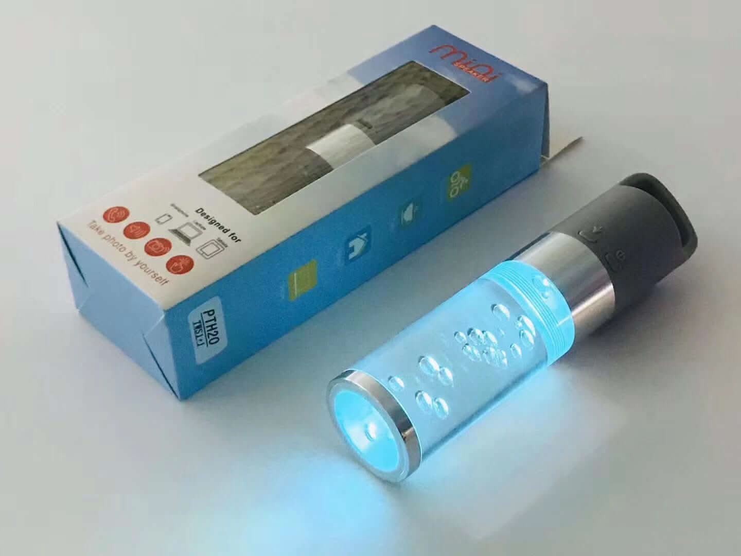 Mini haut-parleur Bluetooth 5.0 avec lumière cristalline colorée, style créatif et look cartoon irrésistible - XLL-Gadgets