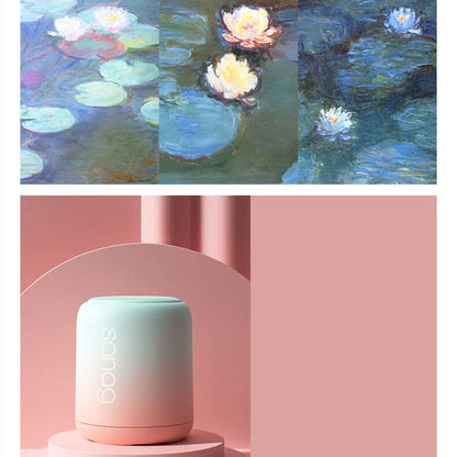 Haut-parleur Bluetooth lumineux à dégradé de couleurs – une idée cadeau tendance et musicale - XLL-Gadgets
