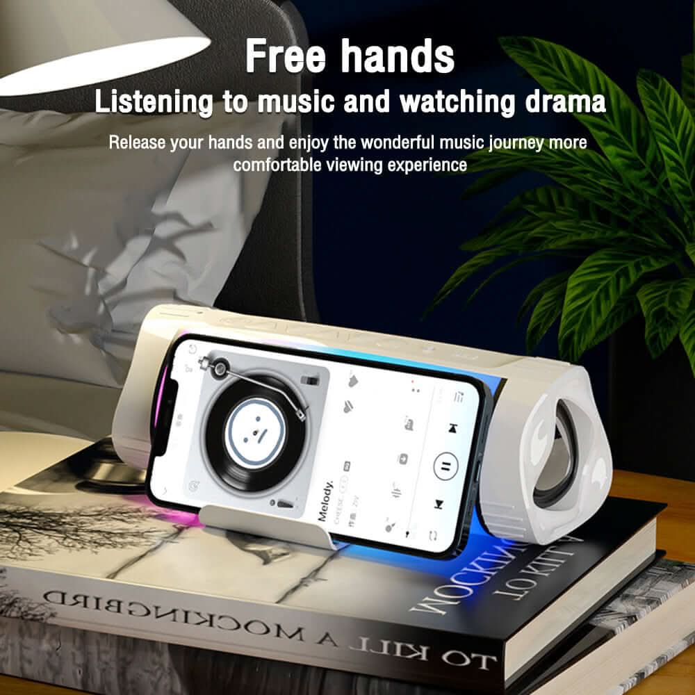 Haut-parleur Bluetooth intelligent avec son surround 3D et éclairage LED intégré - XLL-Gadgets