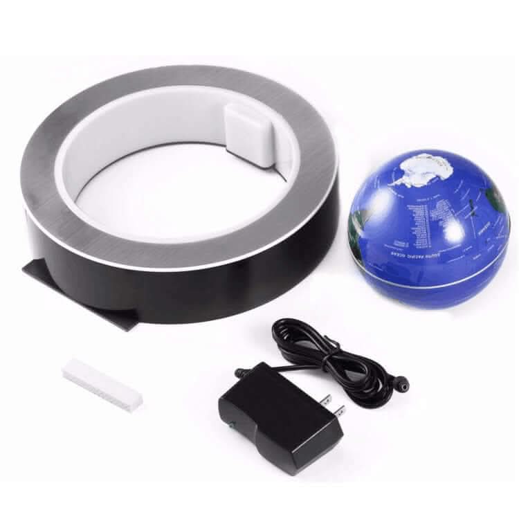 Round LED World Map Floating Globe Magnetic Levitation Light Anti Gravity Magic - XLL-Gadgets