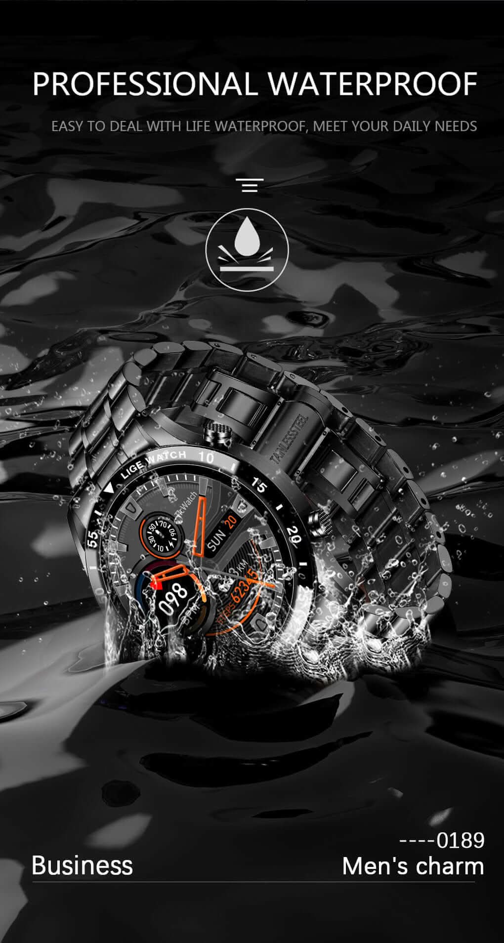 Nouvelle montre intelligente LIGE - XLL-Gadgets