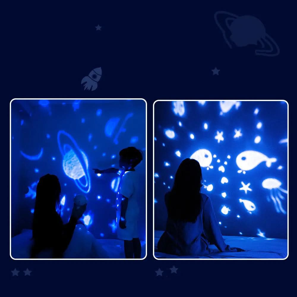Projecteur d'étoiles galaxie ciel étoilé, veilleuse astronaute XLL-Gadgets