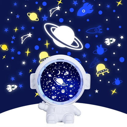 Projecteur d'étoiles galaxie ciel étoilé, veilleuse astronaute XLL-Gadgets