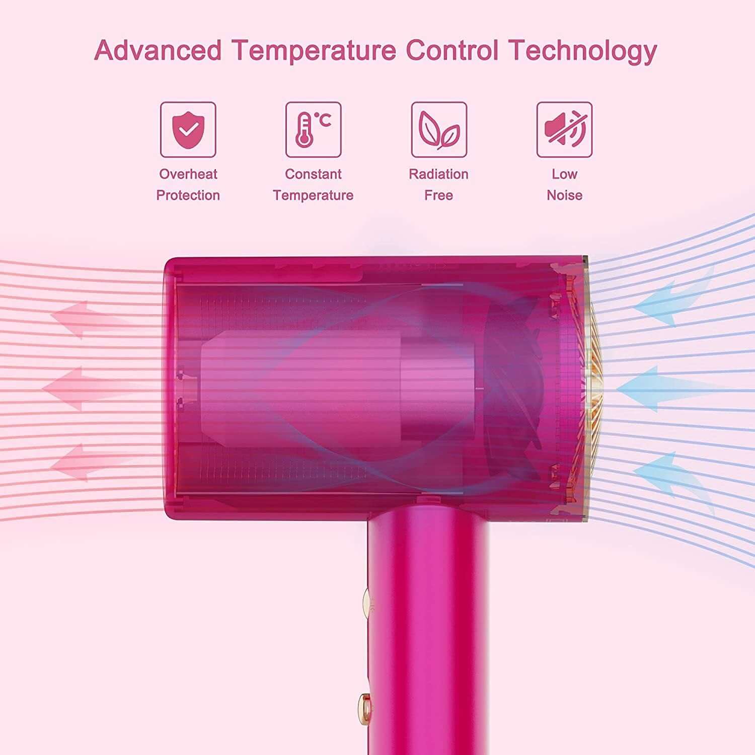 Sèche-cheveux Ionique 1800W - XLL-Gadgets