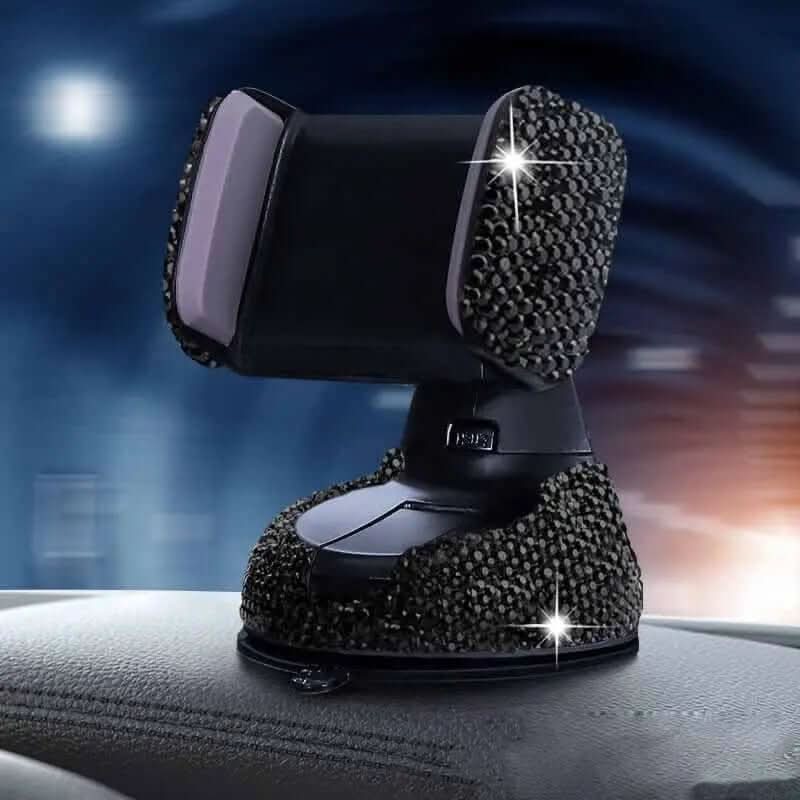 support de téléphone pour voiture incrusté de diamants Les Visionnaires
