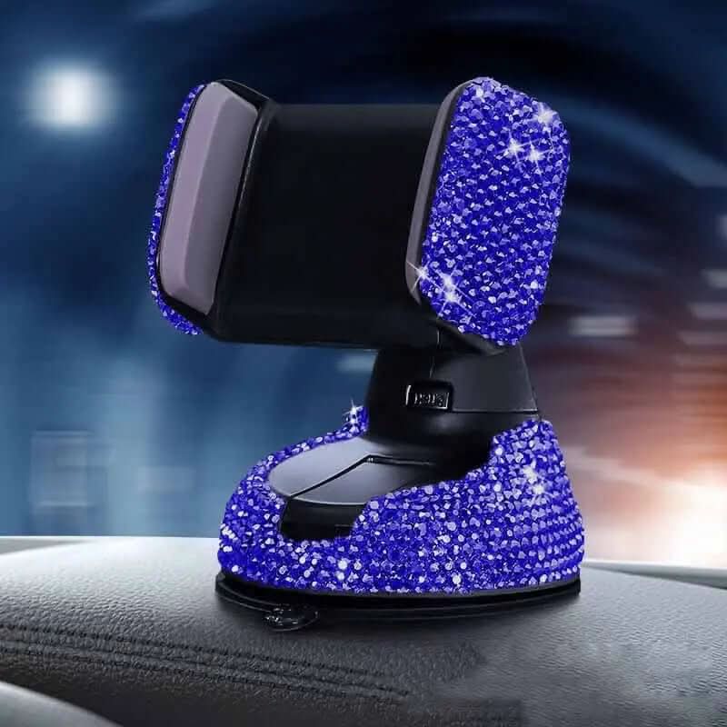 support de téléphone pour voiture incrusté de diamants Les Visionnaires